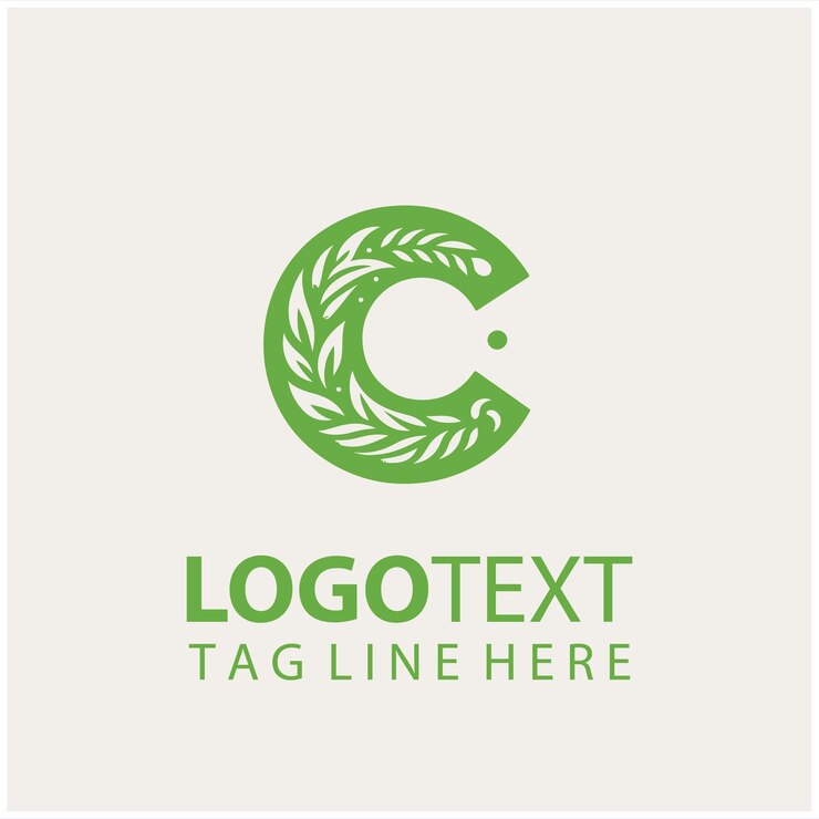 Vector ilustración vectorial de la letra c del logotipo