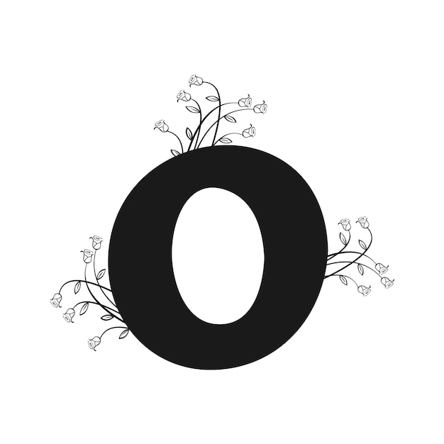Ilustración vectorial de las letras del logotipo