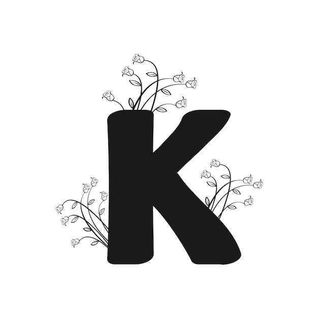 Ilustración vectorial de las letras del logotipo