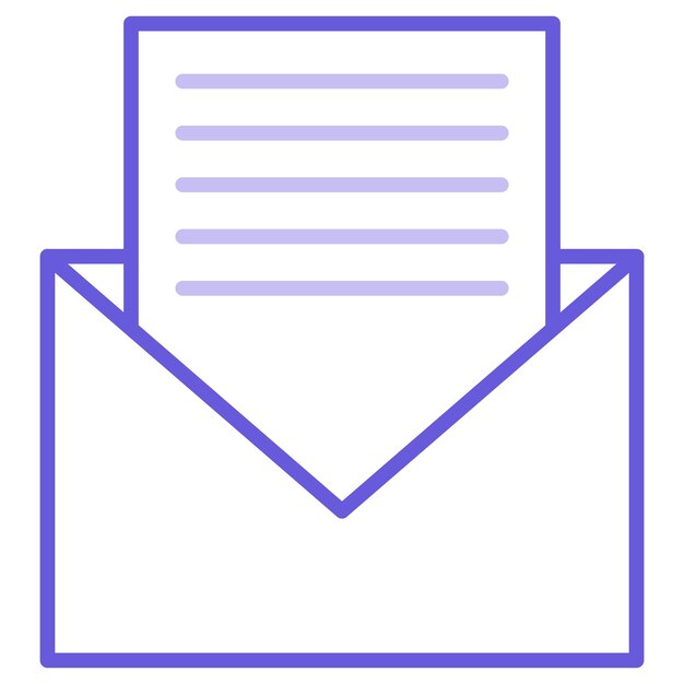 Ilustración vectorial de letras