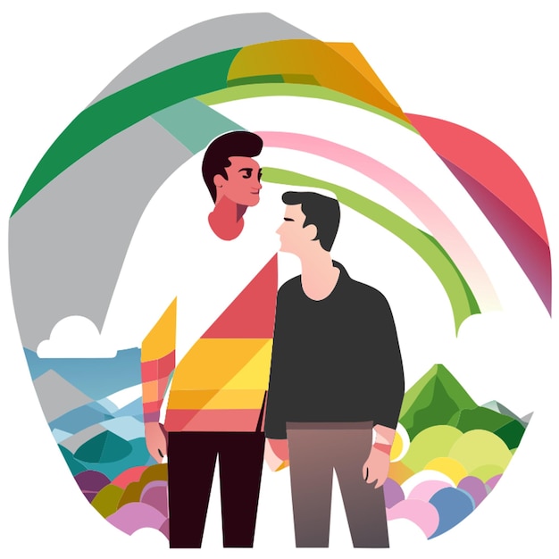 Ilustración vectorial de lgbtq