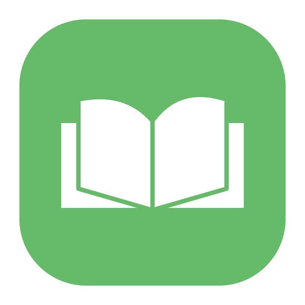 Ilustración vectorial de libro abierto