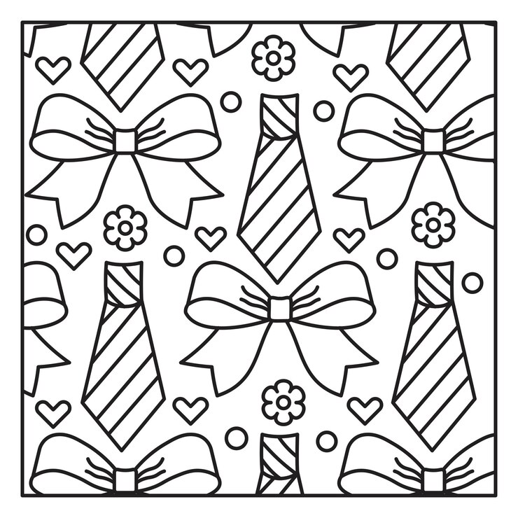 Ilustración vectorial de libro para colorear Diseño audaz y fácil para adultos y niños