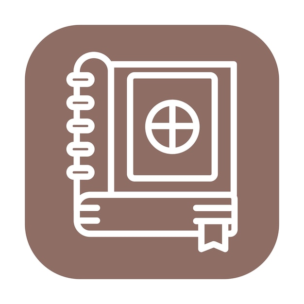 Ilustración vectorial del libro de hechizos