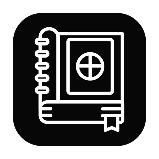 Ilustración vectorial del libro de hechizos