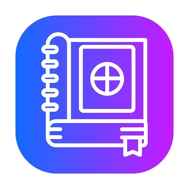 Ilustración vectorial del libro de hechizos