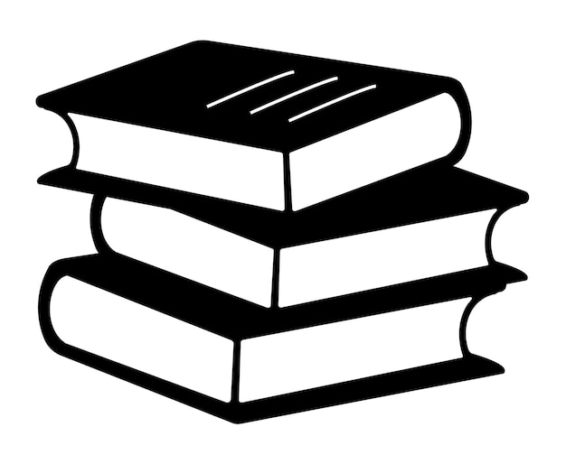 ilustración vectorial de un libro sobre un fondo transparente