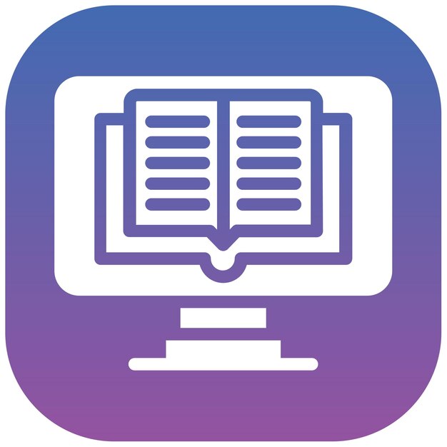 Ilustración vectorial de libros electrónicos