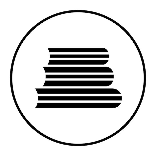 Ilustración vectorial de libros