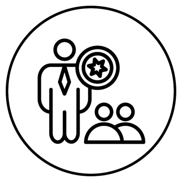 Ilustración vectorial de liderazgo