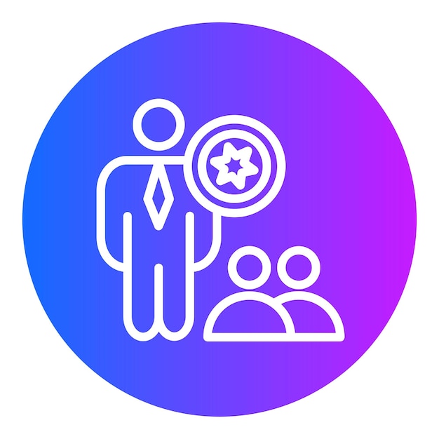Ilustración vectorial de liderazgo