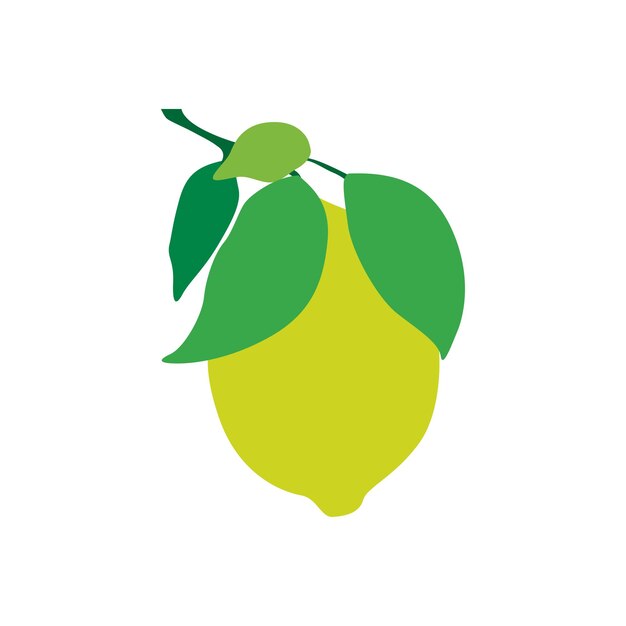 Ilustración vectorial de limón fresco para diseños vibrantes