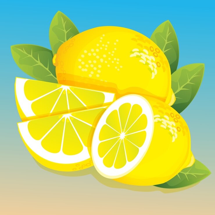 ilustración vectorial de limón