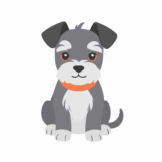Ilustración vectorial de un lindo libro de cuentos de perros para niños