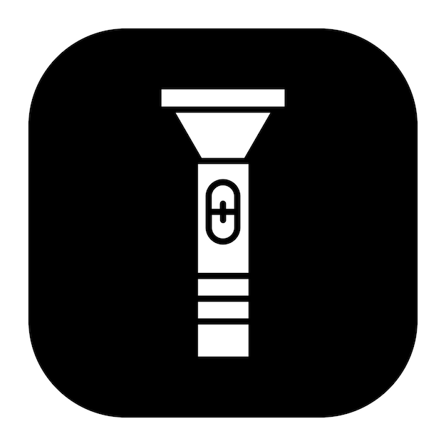 Ilustración vectorial de la linterna