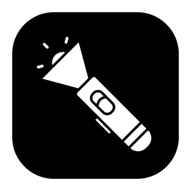 Ilustración vectorial de la linterna