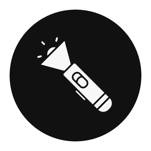 Ilustración vectorial de la linterna