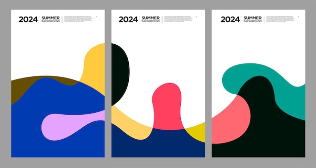 Ilustración vectorial de líquido colorido y resumen fluido para plantilla de banner