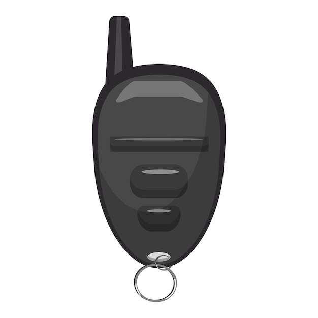 Ilustración vectorial de un llavero de coche