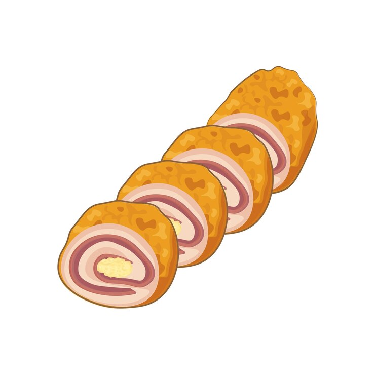 Ilustración vectorial Logo cortado Cordon Bleu aislado