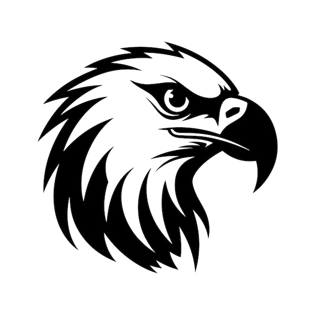 Ilustración vectorial del logotipo del águila Icono y signo del vector del águila