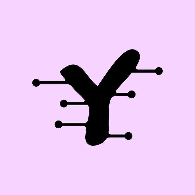 Ilustración vectorial del logotipo del alfabeto
