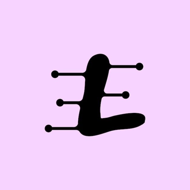 Ilustración vectorial del logotipo del alfabeto