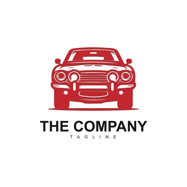 Una ilustración vectorial del logotipo de un automóvil de velocidad
