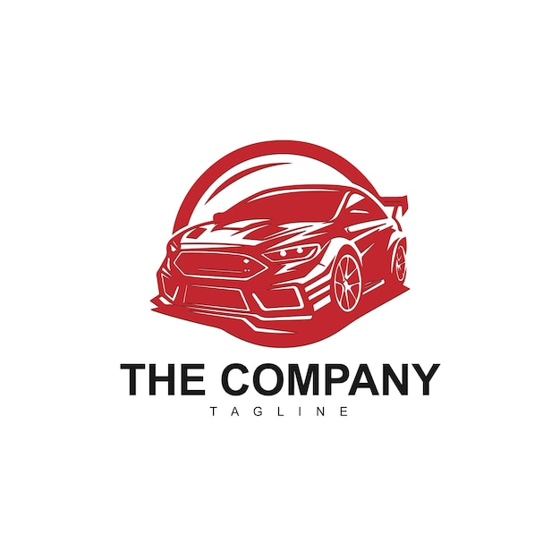 Una ilustración vectorial del logotipo de un automóvil de velocidad