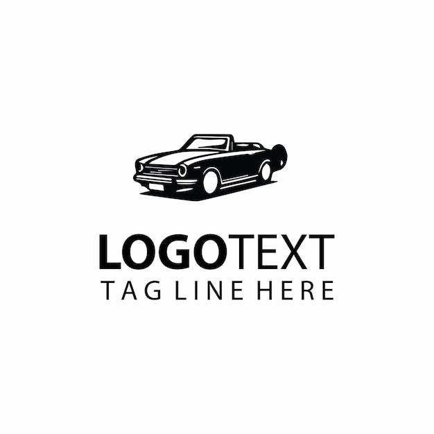 Una ilustración vectorial del logotipo de un automóvil de velocidad