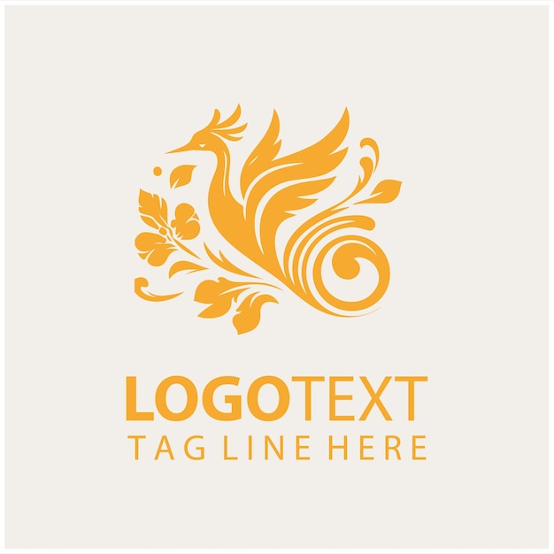 Ilustración vectorial del logotipo de las aves