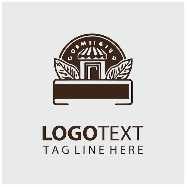 Ilustración vectorial del logotipo del café