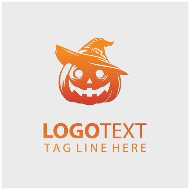 Ilustración vectorial del logotipo de la calabaza