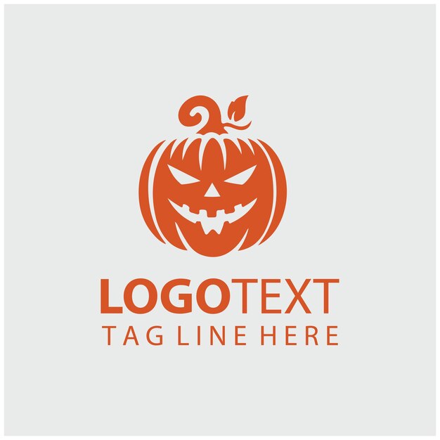 Ilustración vectorial del logotipo de la calabaza