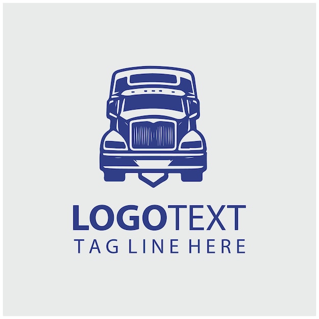 Ilustración vectorial del logotipo de los camiones