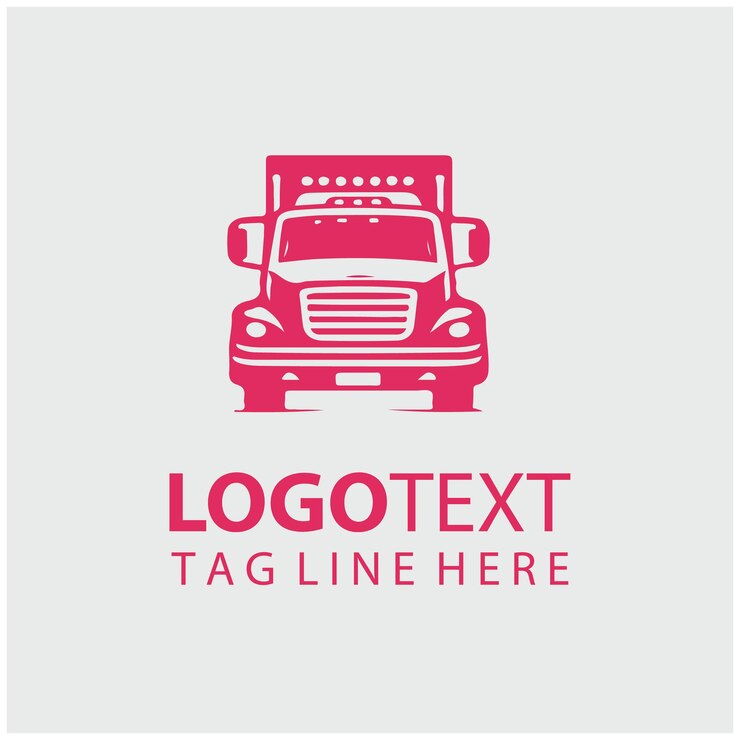 Vector ilustración vectorial del logotipo de los camiones