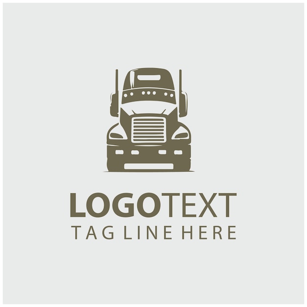 Ilustración vectorial del logotipo de los camiones