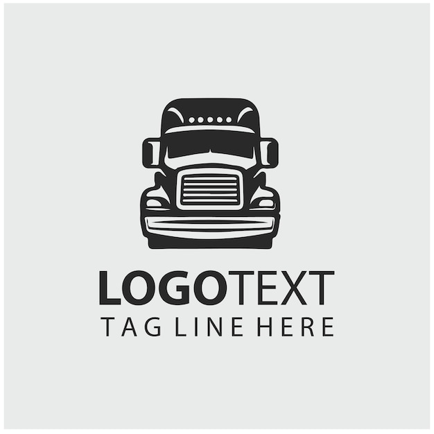 Ilustración vectorial del logotipo de los camiones