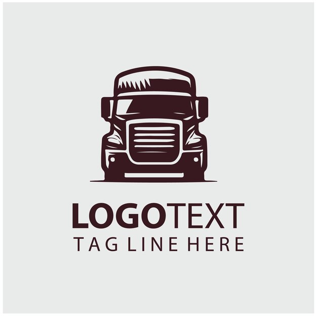 Ilustración vectorial del logotipo de los camiones