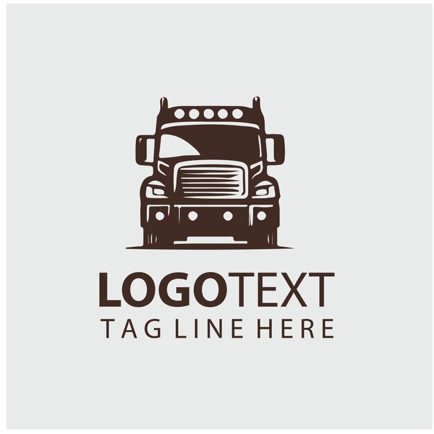 Ilustración vectorial del logotipo de los camiones