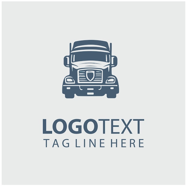 Ilustración vectorial del logotipo de los camiones