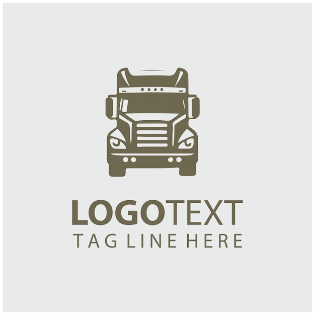 Ilustración vectorial del logotipo de los camiones