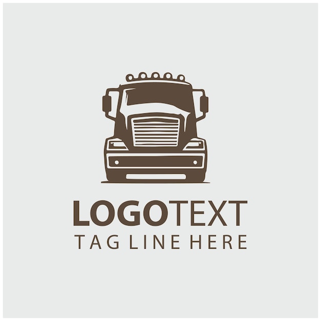 Ilustración vectorial del logotipo de los camiones