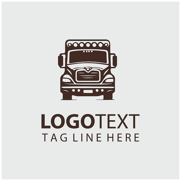 Ilustración vectorial del logotipo de los camiones
