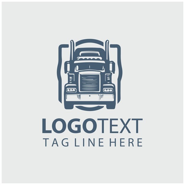 Ilustración vectorial del logotipo de los camiones