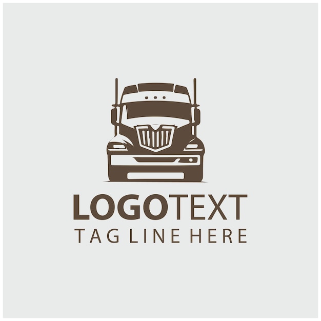 Ilustración vectorial del logotipo de los camiones
