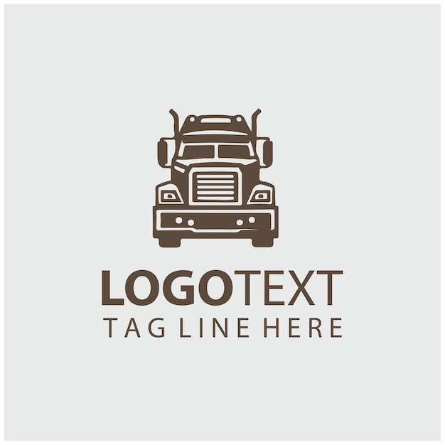 Ilustración vectorial del logotipo de los camiones
