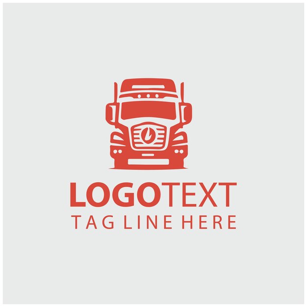 Ilustración vectorial del logotipo de los camiones