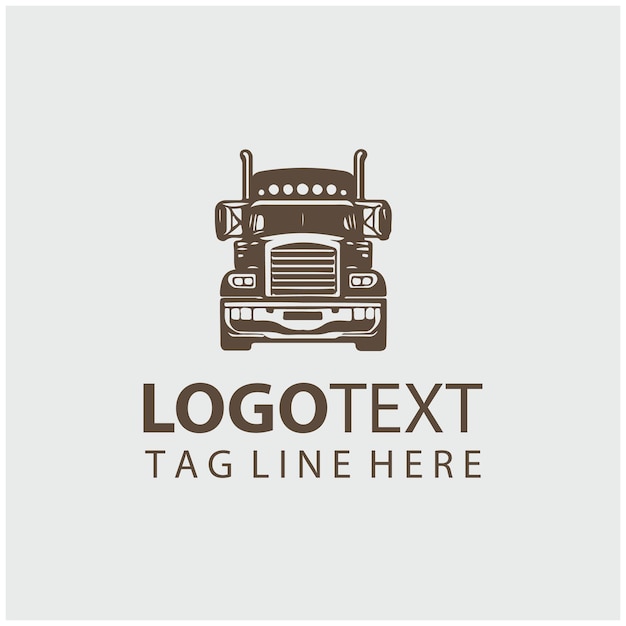 Ilustración vectorial del logotipo de los camiones