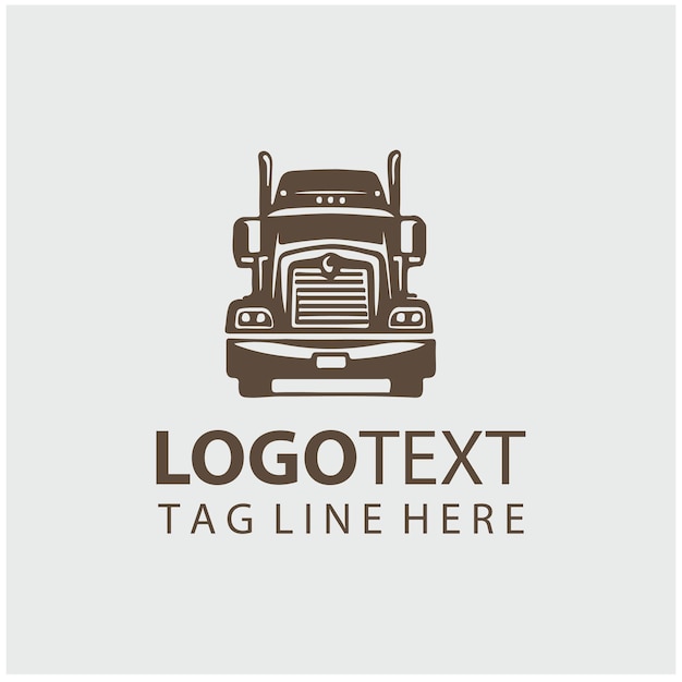 Ilustración vectorial del logotipo de los camiones